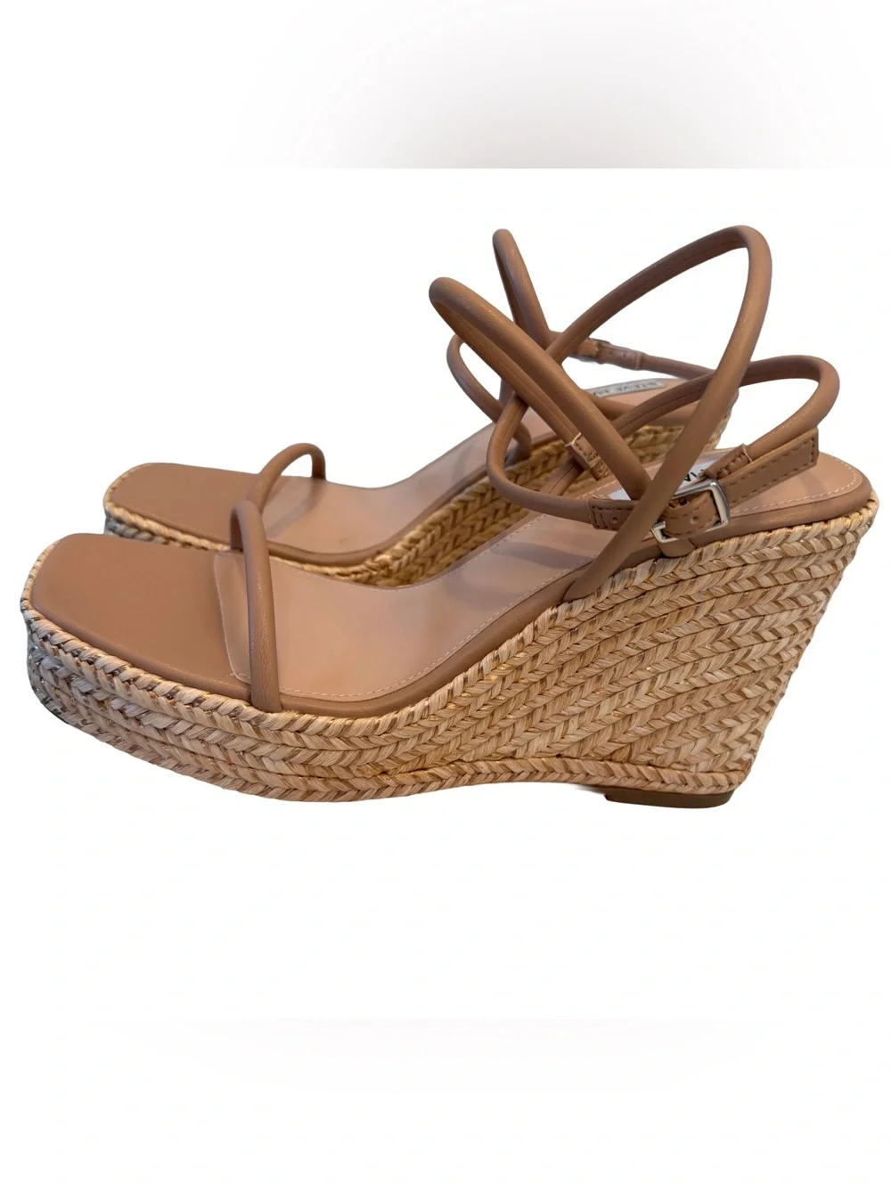 Steve Madden Unify Platform Wedge Espadrille Sandals, Natural Multi Size: 11 NWT - Picture 2 of 7